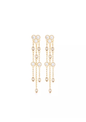 Maje rhinestone-embellished drop earrings - Gold