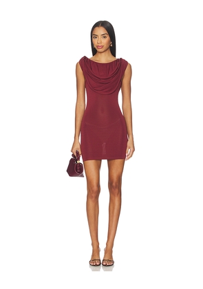 Aya Muse Mist Mini Dress in Red. Size L. Also in M, S, XS, XXS.