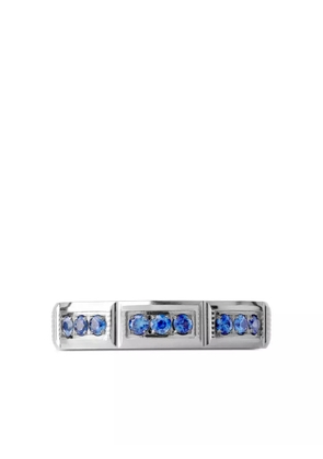 Officina Bernardi 18kt white gold Lumen sapphire ring - Silver