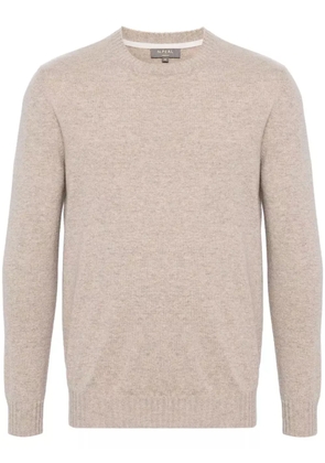 N.Peal Shoreditch organic-cashmere jumper - Neutrals