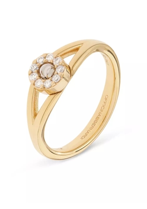 Officina Bernardi 18kt yellow gold Grace Moon diamond ring
