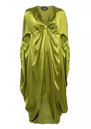 Taller Marmo Azores knotted silk kaftan - Green