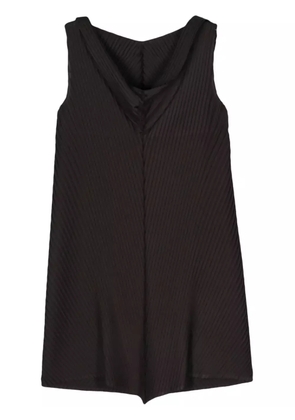 Issey Miyake plissé mini dress - Black
