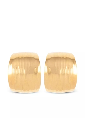 Susan Caplan Vintage 1980s Napier hoop clip-on earrings - Gold