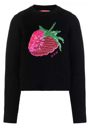 La DoubleJ Lampone embroidered jumper - Black
