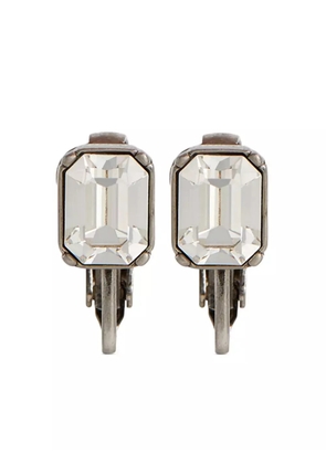 DSQUARED2 D2 Classic crystal-embellished earrings - Silver