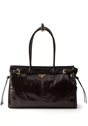 Prada large Bonnie tote bag - Brown