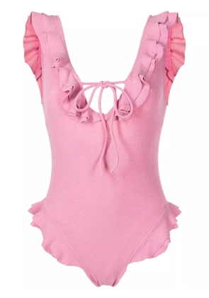 Clube Bossa Pina ruffled swimsuit - Pink