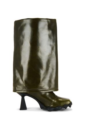 Dirt Folded Range Boot in Dark Green. Size 36. Also in 37, 38, 39, 40, 41.