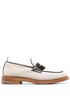 Thom Browne colour-block penny loafers