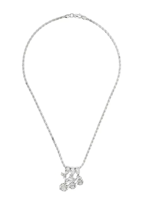 Roses Metals rose-pendants sterling-silver necklace
