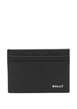 Bally debossed-logo leather card holder - Black