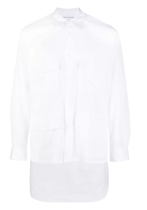 Comme Des Garçons Shirt cargo cotton shirt - White