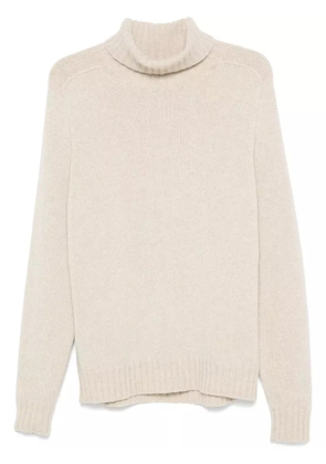 BOMPARD roll-neck hammer-sleeve sweater - Neutrals
