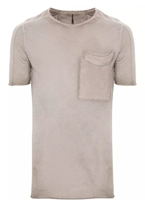 Masnada distressed cotton T-shirt - Grey