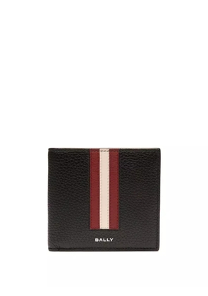 Bally logo-stamp leather wallet - Black