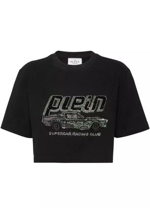Philipp Plein Car cropped t-shirt - Black