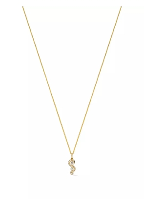 Lark & Berry 18kt gold Wave diamond necklace