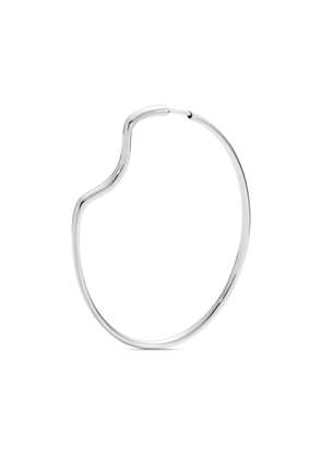 Maria Black Copenhagen 50 sculpted hoop earring - Silver