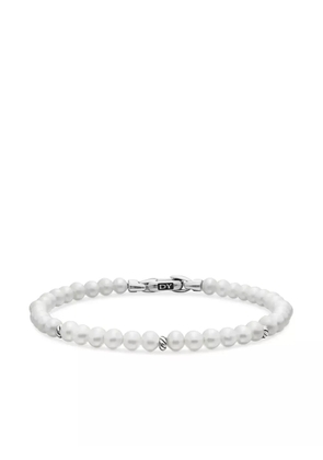 David Yurman sterling silver Bijoux Spiritual Beads pearl bracelet (4mm)