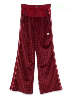 AMIRI MA-monogram track pants - Red