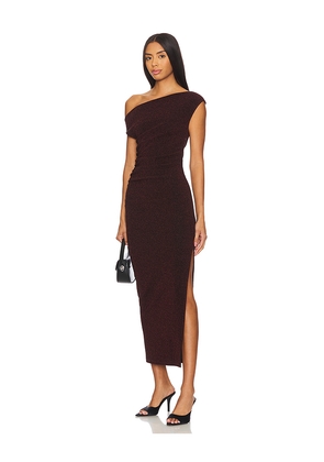 HEARTLOOM Jordie Dress in Burgundy. Size L. Also in S, XS.