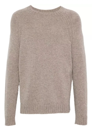 BOMPARD round-neck raglan-sleeve sweater - Neutrals