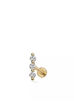 Lark & Berry 14kt yellow gold Modernist diamond earring