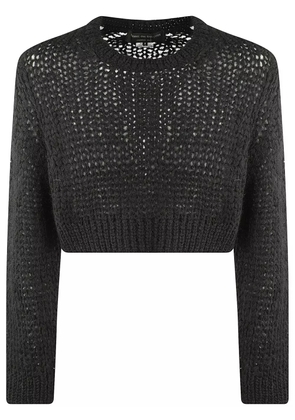 Comme des Garçons Homme Plus open-knit jumper - Black