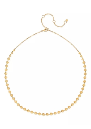 Dinny Hall 9K yellow gold Folded Heart necklace