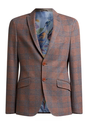 ETRO Prince of Wales-checked blazer - Orange