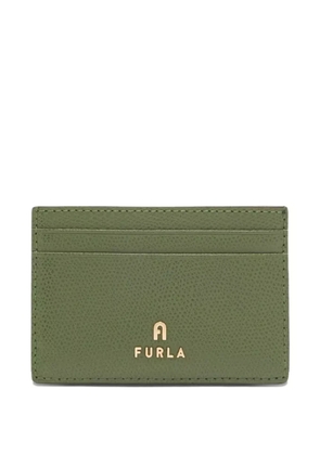 Furla Camelia leather card-holder - Green