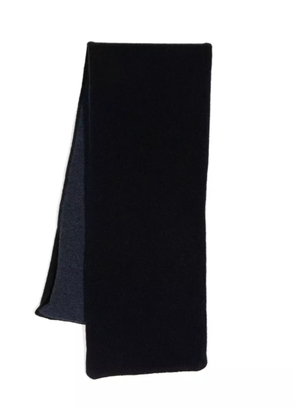 N.Peal two-tone cashmere scarf - Blue