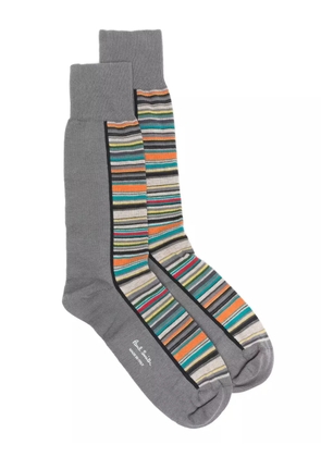 Paul Smith half signature socks - Grey