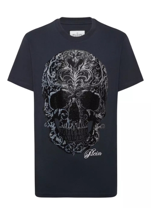 Philipp Plein skull-print T-shirt - Blue