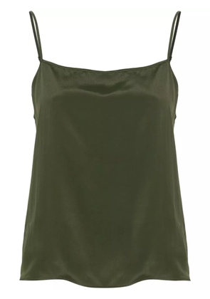 Fabiana Filippi crepe de chine slip top - Green