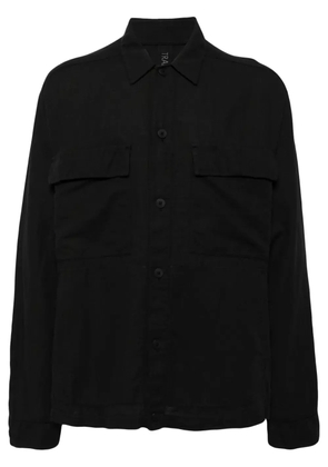 Transit long sleeves pocket shirt - Black