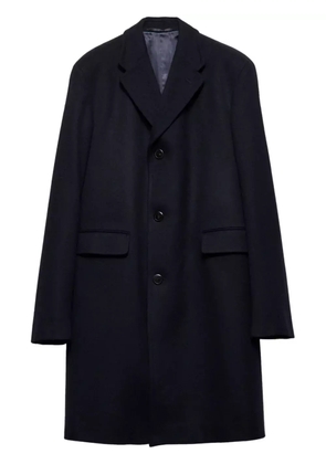 Prada single-breasted wool coat - Blue