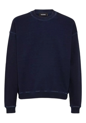 DSQUARED2 logo-patch sweatshirt - Blue
