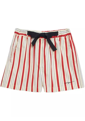MSGM striped shorts - Neutrals