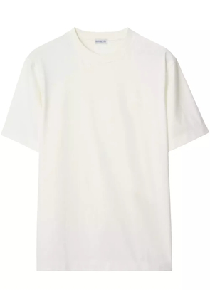 Burberry Equestrian Knight cotton T-shirt - White