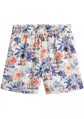 Woolrich graphic-print shorts - White