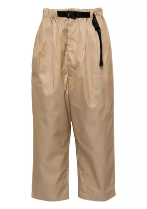 Comme des Garçons Homme buckle fastening trousers - Brown