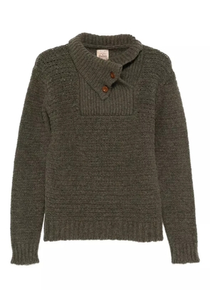 RAKKI Johnson button-fastening sweater - Green