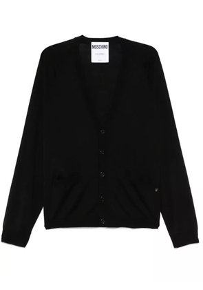 Moschino fine-knit cardigan - Black