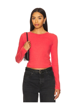 Free People x We The Free Nova Tee In Rococco Red in Red. Size L. Also in M, S, XL, XS.