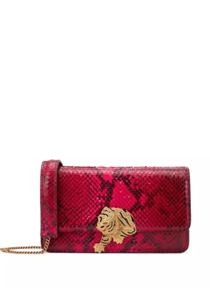 Roberto Cavalli snake-print shoulder bag - Pink