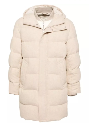 Lardini layer puffer jacket - Neutrals