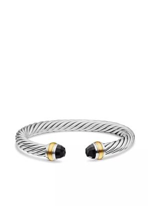 David Yurman 14kt yellow gold and sterling silver Classic Cable bracelet (7mm)