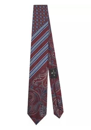 ETRO jacquard silk tie - Red